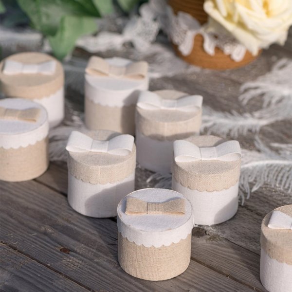 Runde esker - 4-pakning - Beige Runde esker - 4-pakning - Beige