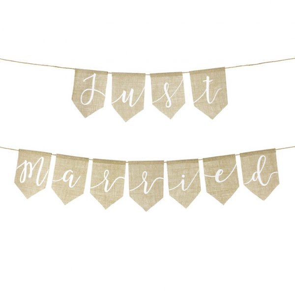 Jutevimpel - Just married