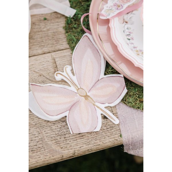 Servietter med prinsesse - Rosa - 10-pakning Servietter med prinsesse - Rosa - 10-pakning