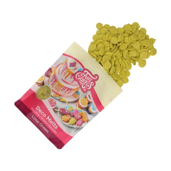 Deco Melts Lime - 250 g - FunCakes Deco Melts Lime - 250 g - FunCakes