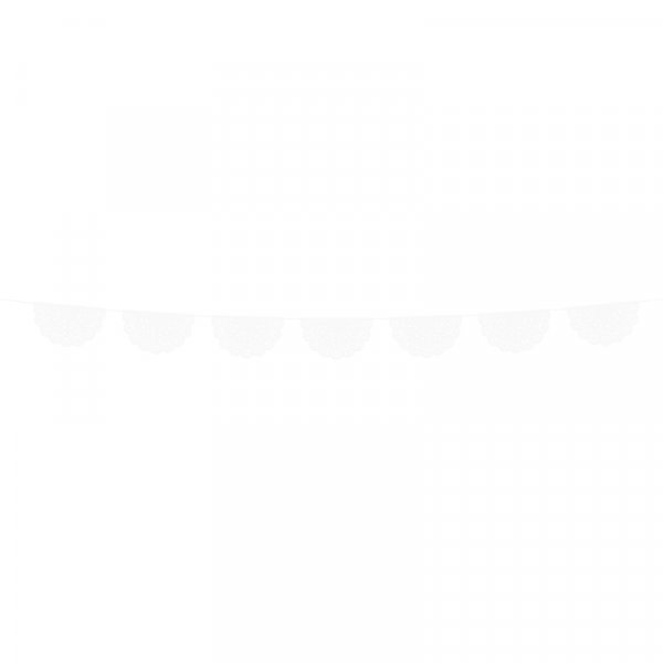 Girlander - Blondepapir - Hvit Girlander - Blondepapir - Hvit