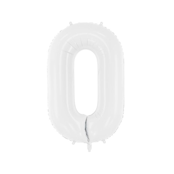 Tallballonger - Hvite - 86 cm - 2 stk Tallballonger - Hvite - 86 cm - 2 stk