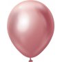 Ballonger ensfargede - Premium 45 cm - Rosa Krom - 5-pakning