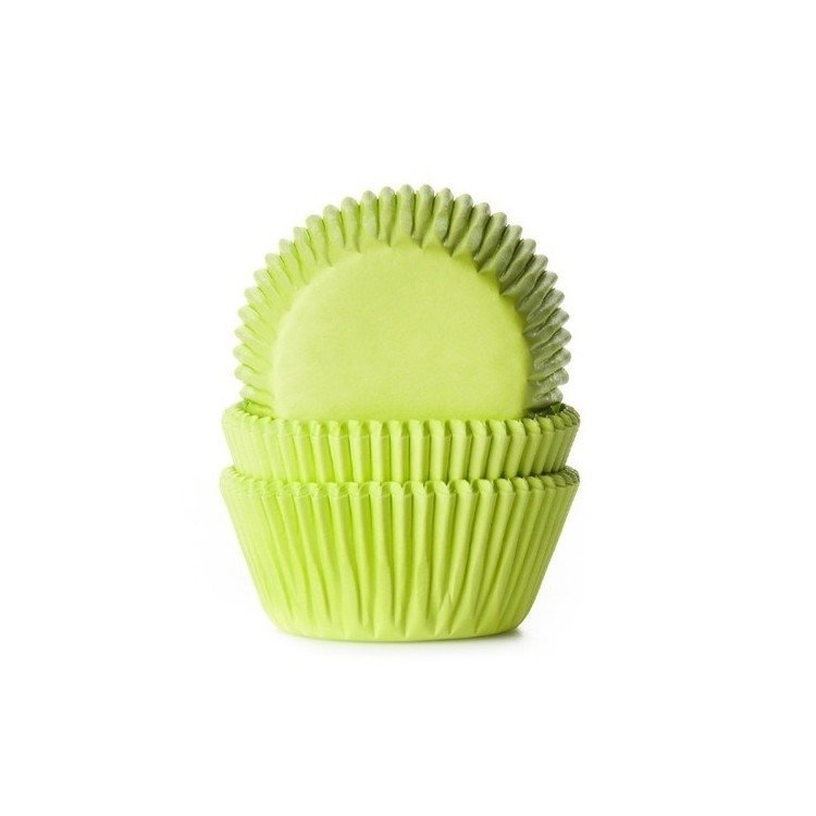 Muffinsformer - Limegrønne - 48 stk - Kupphjørnet