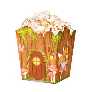 Popcornkopper - Fairy - 6-pakning