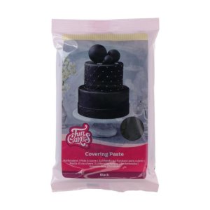 Dekkpasta/sukkerpasta - Svart - FunCakes - 500g Dekkpasta/sukkerpasta - Svart - FunCakes - 500g