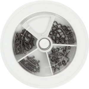 Startsett - Smykketrd - Mrkegr/Metallisk