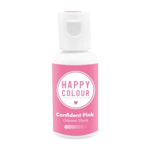 Happy Colour - Flytende oljebasert maling - Selvsikker rosa - 20 ml