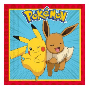 Servietter Pokémon 20-pakning Servietter Pokémon 20-pakning