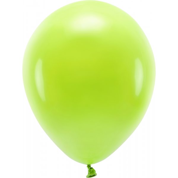 Ensfargede ballonger - Øko 30 cm - Eplegrønn - 10-pakning Ensfargede ballonger - Øko 30 cm - Eplegrønn - 10-pakning