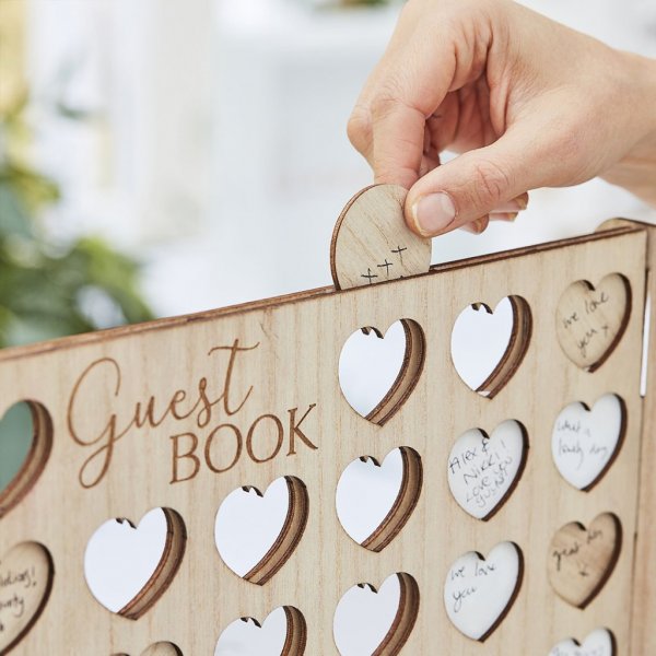 Gjestebok - 4 på rad - Botanisk bryllup Gjestebok - 4 på rad - Botanisk bryllup