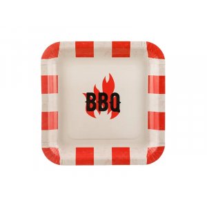 Papptallerkener - BBQ - Grill - 6-pakning - 26 cm Papptallerkener - BBQ - Grill - 6-pakning - 26 cm