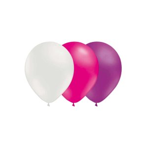 Ballonger - Mix - Hvit/Magenta/Lys lilla - 15-pakning Ballonger - Mix - Hvit/Magenta/Lys lilla - 15-pakning