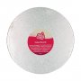Kakefat - s�lv - 3 mm tykk - 25,4 cm diameter