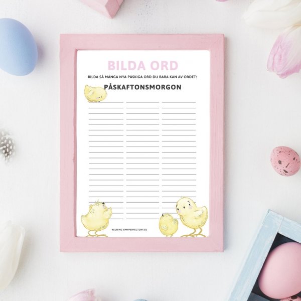 Dann nye ord - Påskeharens gåte Dann nye ord - Påskeharens gåte