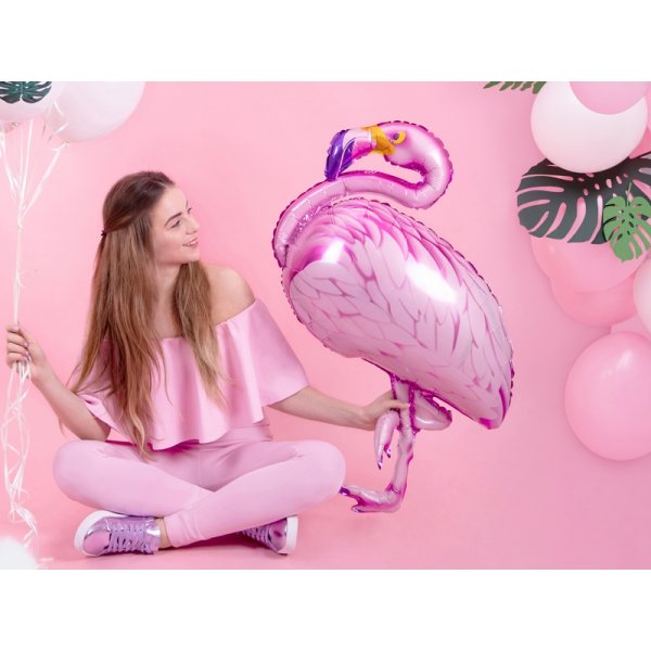 Folieballong - Flamingo