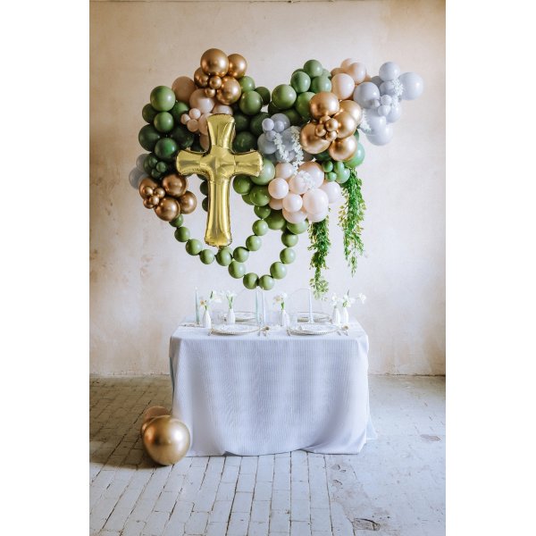 Miniballonger Pastell - Premium 12 cm - Rosmaringrnn - 10-pakning