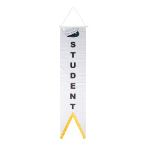 Vimpel - Vertikal - Student - 40 x 180 cm Vimpel - Vertikal - Student - 40 x 180 cm