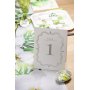 Bordnummerering - Vintage hvit - 10 stk