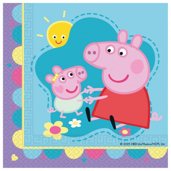 Servietter - Greta Pig - 20-pakning Servietter - Greta Pig - 20-pakning
