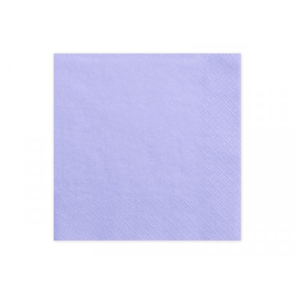 Servietter - Lys lilla - 20-pakning