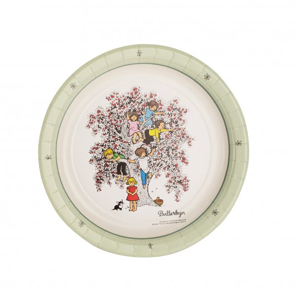 Papirtallerkener - Bullerbyn 8-pakning 23cm Papirtallerkener - Bullerbyn 8-pakning 23cm