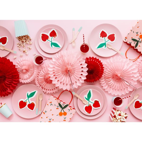 Popcornbokser - Rød/hvit - 6-pakning Popcornbokser - Rød/hvit - 6-pakning