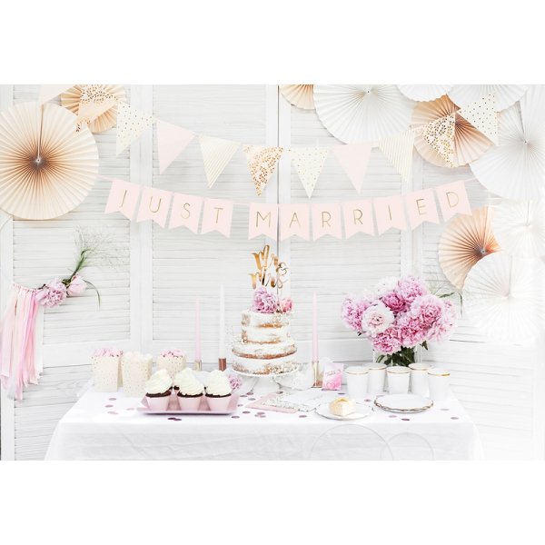 Vimpel - Mix - Rosa/Gull Metallic