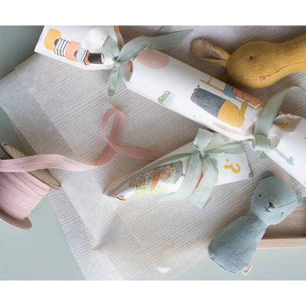 Gavepapir - Maileg - Bursdagskaniner - 55 cm x 10 m