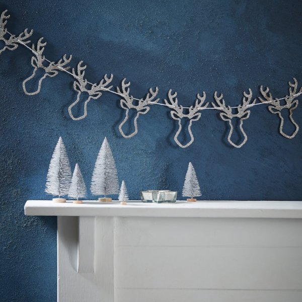 Girlander - Reinsdyr - Sølvjul Girlander - Reinsdyr - Sølvjul