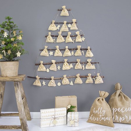 Adventskalender - Gjør-det-selv - Sett med kjærlighetskuponger Adventskalender - Gjør-det-selv - Sett med kjærlighetskuponger