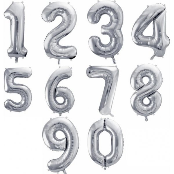 Tallballong - Sølv - 86 cm Tallballong - Sølv - 86 cm