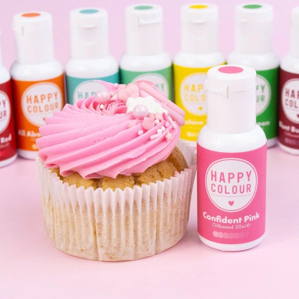 Happy Colour - Flytende oljebasert maling - Selvsikker rosa - 20 ml Happy Colour - Flytende oljebasert maling - Selvsikker rosa - 20 ml