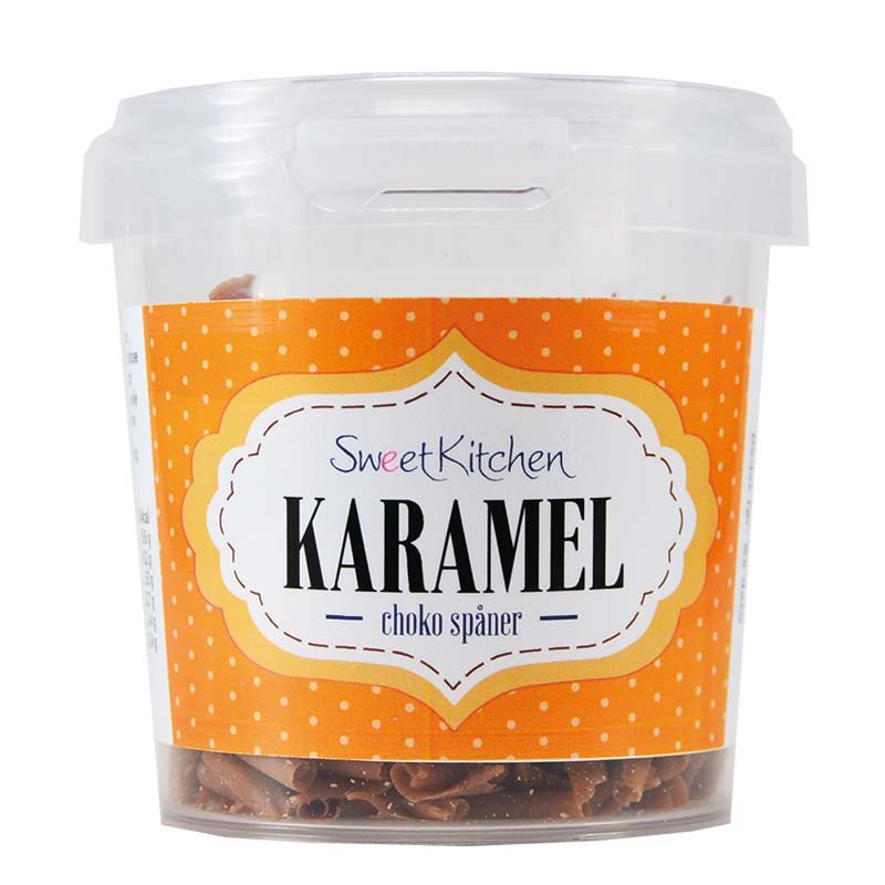 Sjokoladebiter - Karamell - SweetKitchen - 35g - Sjokoladeperler, Sprinkles