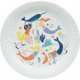 Papptallerkener - Mermaid Waves - 8-pakning