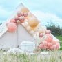 Ballongbue - Luksus - Fersken/Natur/Ros�gull
