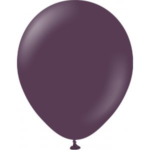 Ballonger ensfarget - Premium 30 cm - Plomme