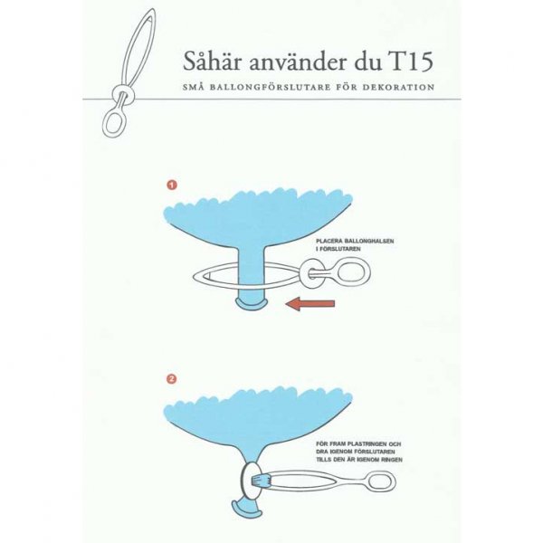 Ballongforsegler - 10-pakning Ballongforsegler - 10-pakning