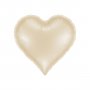 Folieballong - Sweetie Heart Sateng Kremfarget 46 cm Folieballong - Sweetie Heart Sateng Kremfarget 46 cm