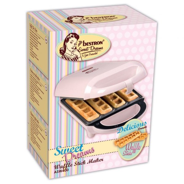 Vaffeljern - Vaffelpinner - Bestron Sweet Dreams