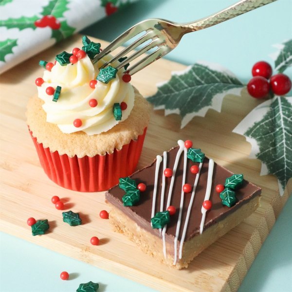 Strøssel - Jul - Kristtornblanding - 105 g - PME Strøssel - Jul - Kristtornblanding - 105 g - PME