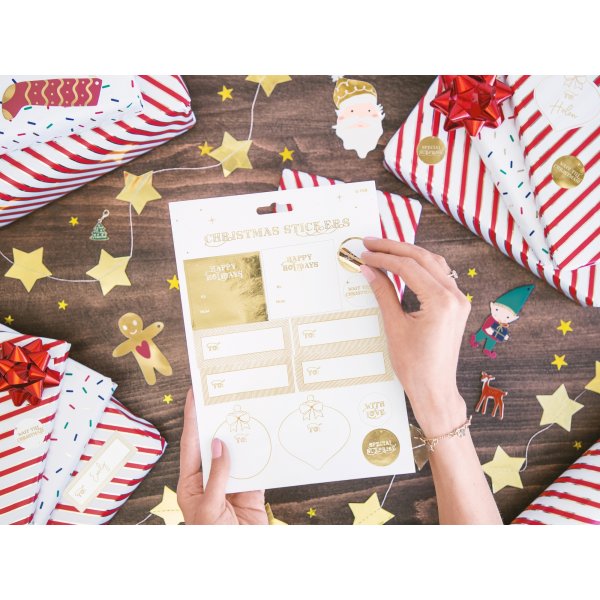 Gaveinnpakning - Strøssel - Fargerikt Gaveinnpakning - Strøssel - Fargerikt