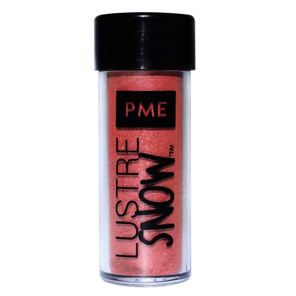 Spiselig glitter - Rød - Spiselig glanssnø - PME - 10 g Spiselig glitter - Rød - Spiselig glanssnø - PME - 10 g