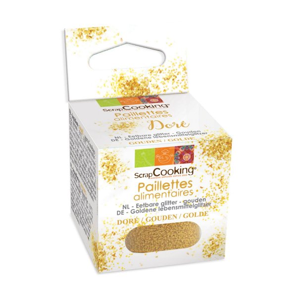Spiselig glitter - Gull - 5 g Spiselig glitter - Gull - 5 g