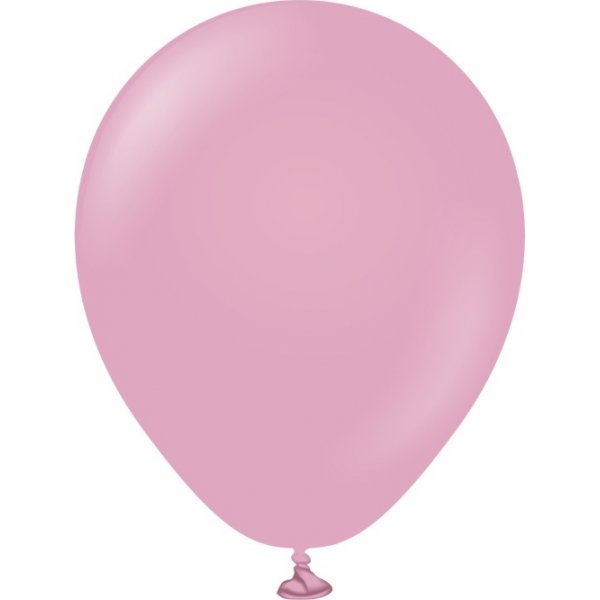 Miniballonger ensfarget - Premium 13 cm - Dusty Rose Miniballonger ensfarget - Premium 13 cm - Dusty Rose