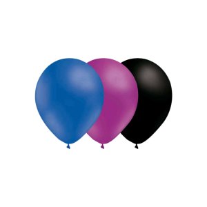 Ballonger - Mix - Blå/Lilla/Svart - 15-pakning Ballonger - Mix - Blå/Lilla/Svart - 15-pakning