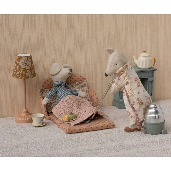 Sovesofa - Maileg - Brun med prikker