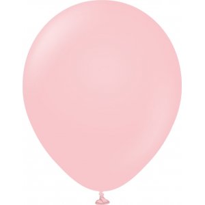 Ballonger ensfarget - Premium 45 cm - Makronrosa