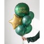 Folieballong - Gratulerer med dagen - Mørkegrønn Folieballong - Gratulerer med dagen - Mørkegrønn