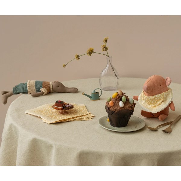 Servietter - Maileg - Gule blomster - 20-pakning Servietter - Maileg - Gule blomster - 20-pakning